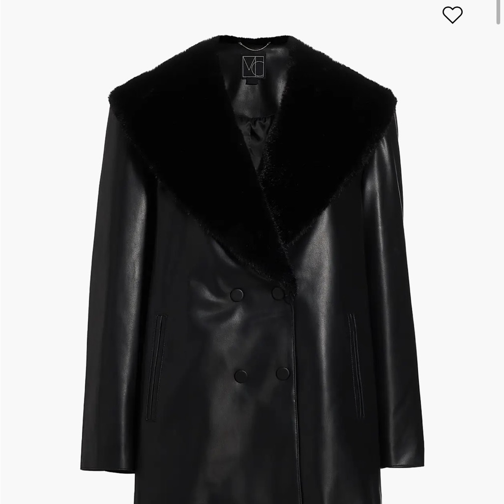 Sleek Black Leather Women's Jacket